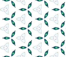 Tribal Texture. Hand Drawn Painted. 