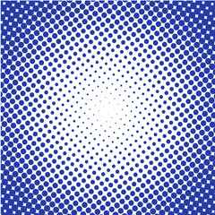 Blue dots on white background  