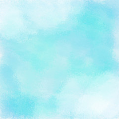 Abstract blue sky texture with clouds