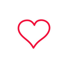 heart icons, love symbols vector