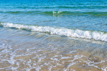 waves on the beach