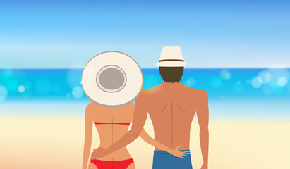 Lovely Couple at the beach
