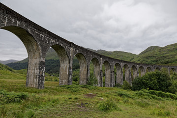 Fototapeta na wymiar Glenfinnan Viaduct - Scotland, United Kingdom