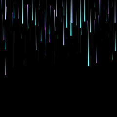 Fast Effect. Motion Neon Light Movement static