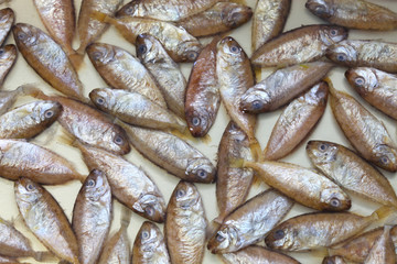 Sukugaras is a Japanese Okinawan delicacy that is the salted young rabbitfish
