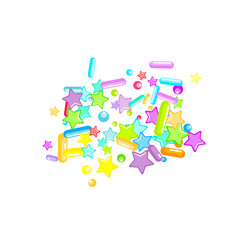 Sprinkles grainy. Cupcake donuts, dessert, bakery