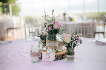 Wedding details and decorations