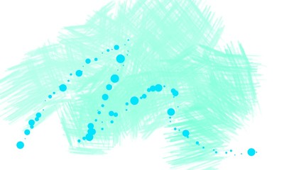 Gouache dots on a white background. Two-color divorces.