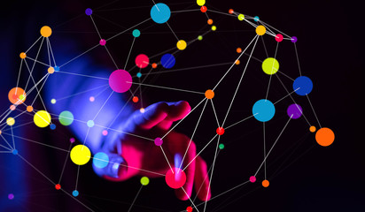  touching global network and data customer connection