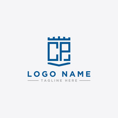 Obraz premium Inspiring company logo design from the initial letters of the CP logo icon. -Vector
