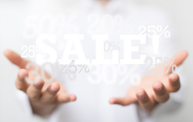 shopping online digital concept in hand