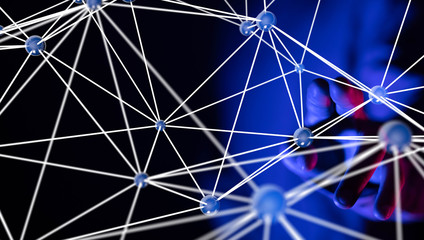  touching global network and data customer connection