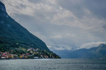Fototapeta na wymiar Town of Varenna, Lake Como, Lombardy, Italy