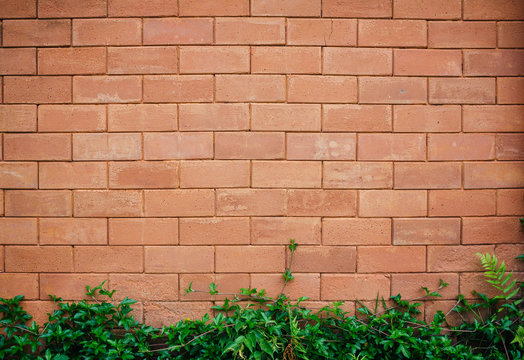 brick wall background old texture vintage bricks © nopphakorn