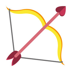 Vector cute kawaii bow colorful isolated