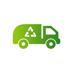 Recycle With Car Logo Concept Vector template. Simple logo vector illustration for graphic and web design.