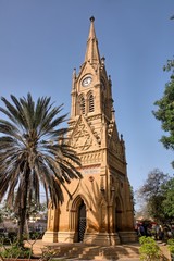 Merewether Clock Tower or Merewether Tower located in Karachi, Sindh, Pakistan - obrazy, fototapety, plakaty