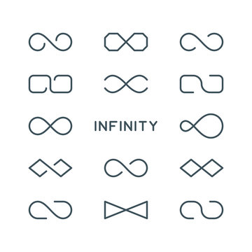 Thin Line Infinity Symbol