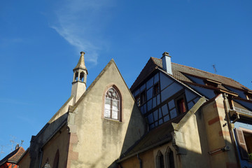 Vorsehungskirche in Rappoltsweiler Frankreich - obrazy, fototapety, plakaty