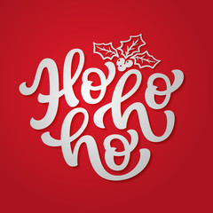 Ho ho ho. Santa text