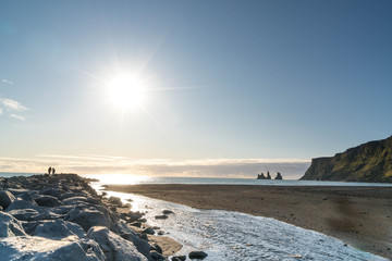 beach at sunset