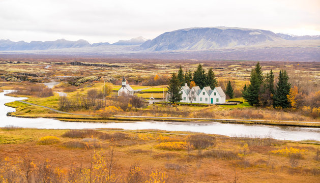 Church At Pingvellir National Park