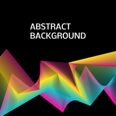 Abstract background. Liquid color  geometric shapes. Fluid gradient elements for minimal banner, logo, social, presentation, flyer, brochure,  template. Creative design. Vector illustration.