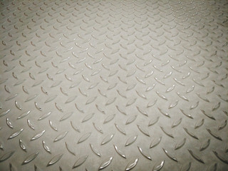 Perforated stainless metal sheet for pattern background.