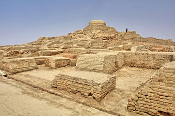 Mohenjo-daro -  an archaeological site in the province of Sindh, Pakistan