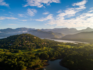 Victoria Golf Course overlooking the Mahaweli River in Sri Lanka