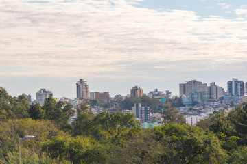 Obraz premium Sunrise in the city of Santa Maria, Brazil 01.jpg
