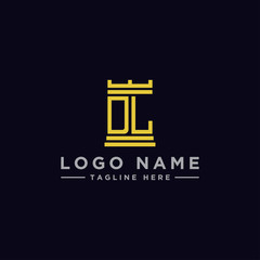 Inspiring logo designs for companies from initial letters to the DL logo icon. -Vector