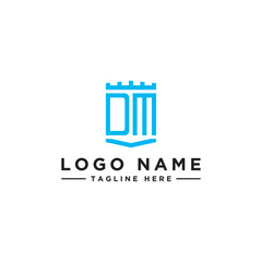 Inspiring company logo designs from the initial letters of the DM logo icon. -Vector