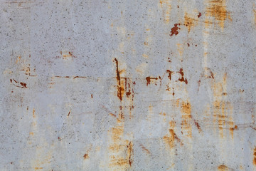 Old Weathered Grayish Rusty Metal Texture
