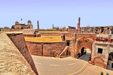 The Lahore Fort  -  a citadel in the city of Lahore, Punjab, Pakistan.