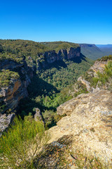Fototapeta na wymiar hiking to norths lookout, blue mountains national park, australia 9