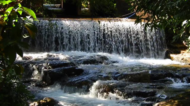 Salgadeira waterfall view in Chapada dos Guimaraes, Mato Grosso, Brazil.Salgadeira waterfall view in Chapada dos Guimaraes, Mato Grosso, Brazil.Salgadeira waterfall view in Chapada dos Guimaraes.