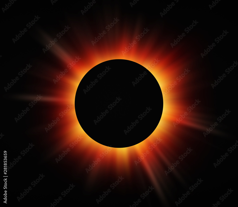 Aufkleber Solar Eclipse 