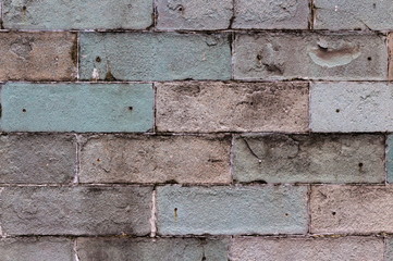 muro con tonos azules