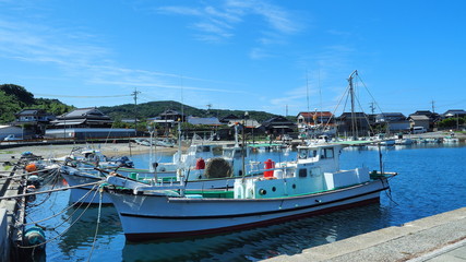 Obraz premium 島戸漁港（角島近く）１