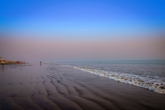 sunset on beach