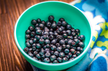 blueberries in a bowl