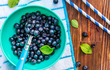 blueberries in a bowl