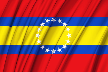 Loja waving flag illustration.