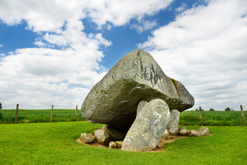 The Brownshill Dolmen, officially known as Kernanstown Cromlech, a magnificent megalithic granite...