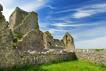 Fototapeta na wymiar Hore Abbey, ruined Cistercian monastery near the Rock of Cashel, Ireland