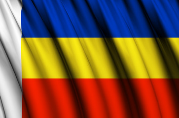 Rostov waving flag illustration.