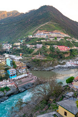Devprayag/India-19.04.2019:The city and place where Ganga comes