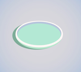 vector bowl illustration.