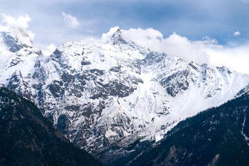 Fototapeta na wymiar The view on jorkanden peak